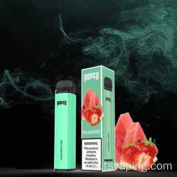 14 Geschmacksrichtungen 1600 Puffs Einweg -Rodeo -Vape